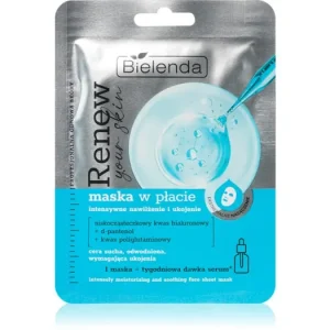 Ne maradj le BielendaRenew Your Skin hidratáló gézmaszk