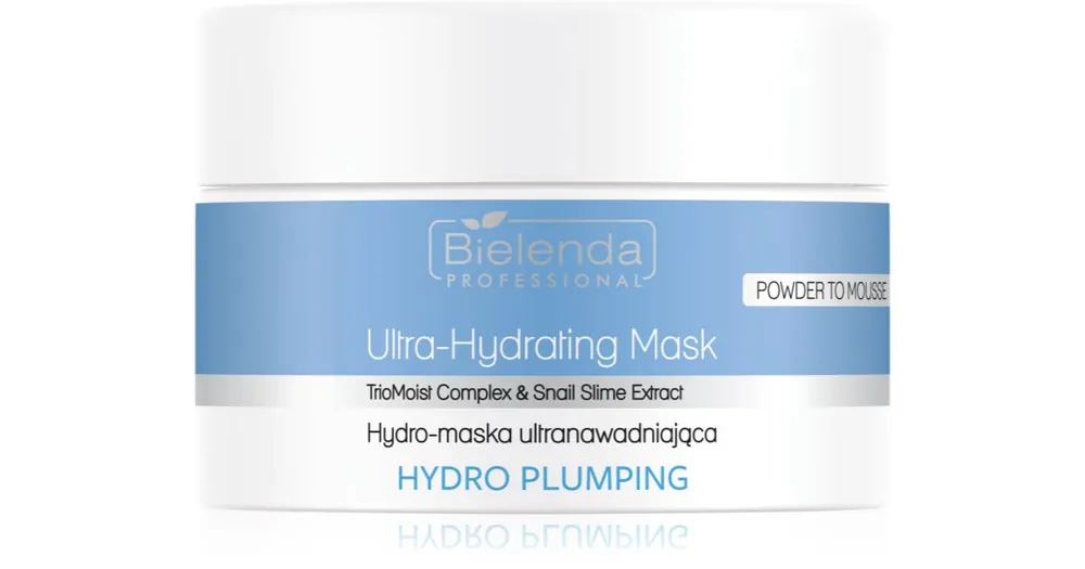 Bestseller Bielenda ProfessionalHydro Plumping hidratáló maszk a bőr regenerációjára