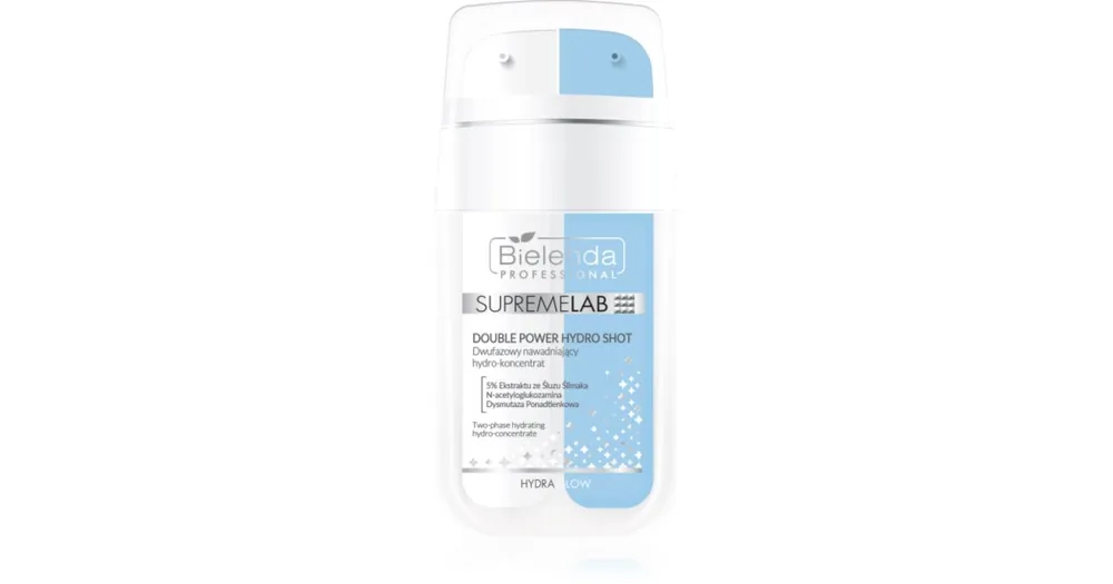 Olcsó Bielenda ProfessionalSupremelab Hydra Glow kétfázisú ápolás az intenzív hidratálásért
