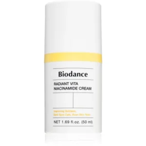 Kiárusítás BiodanceRadiant Vita Niacinamide Cream hidratáló és tápláló krém az élénk és kisimított arcbőrért