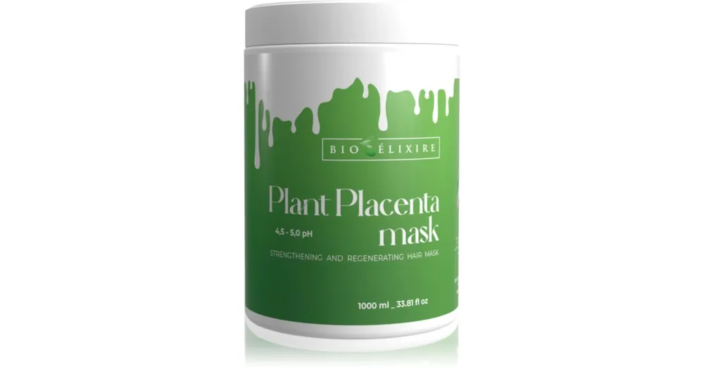 BioélixirePlant Placenta Mask regeneráló maszk a haj megerősítésére Ne maradj le