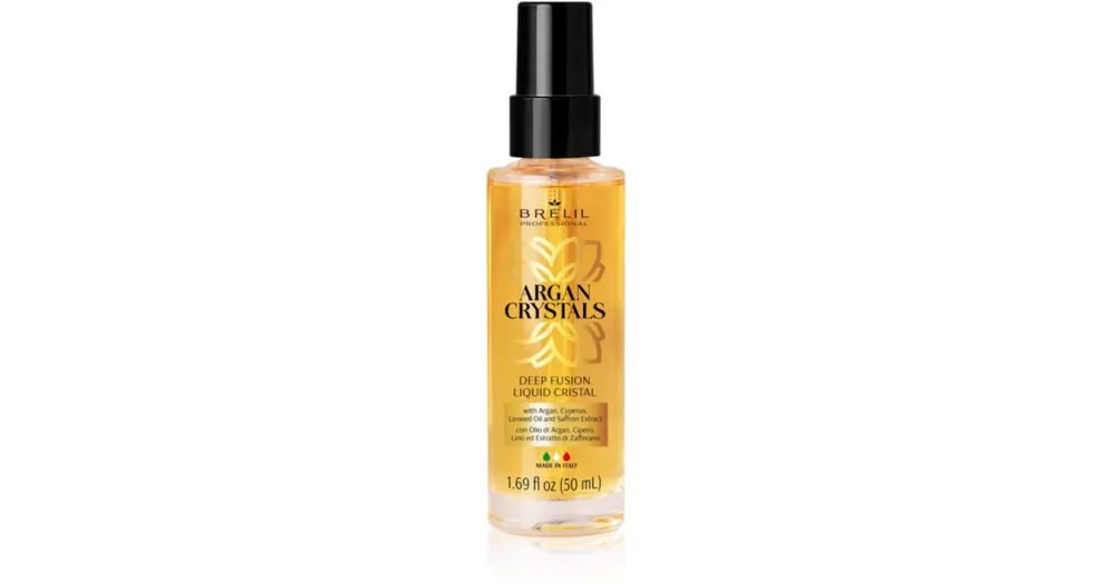 Rendeld meg most Brelil ProfessionalCristalli di Argan Extreme Brilliance élénkítő folyékony kristályok száraz hajra