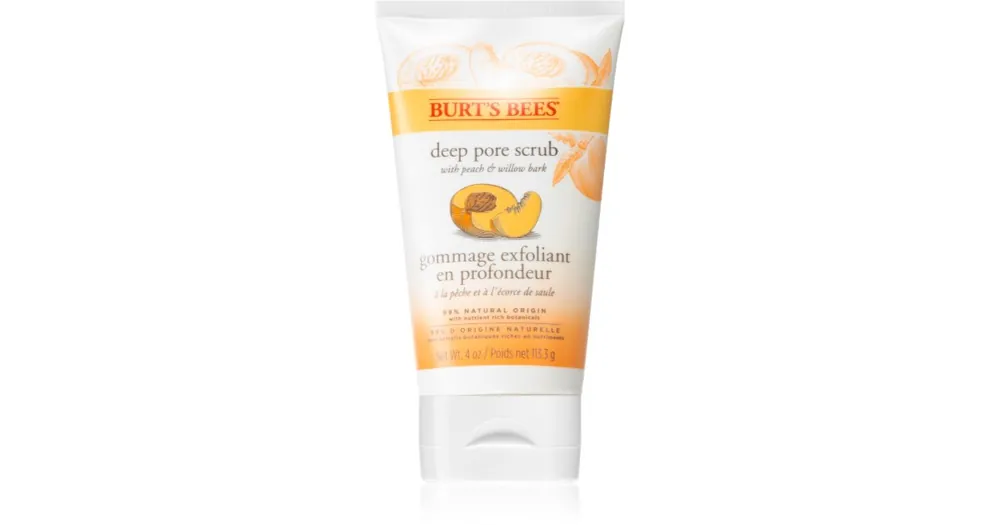 Burt’s BeesPeach & Willow Bark mélytisztító peeling Biztonságos fizetés