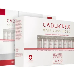 CADU-CREXHair Loss HSSC Serious Hair Loss hajkúra nőknek súlyos mértékű hajhullás ellen takarékos kiszerelés Szezonális akció