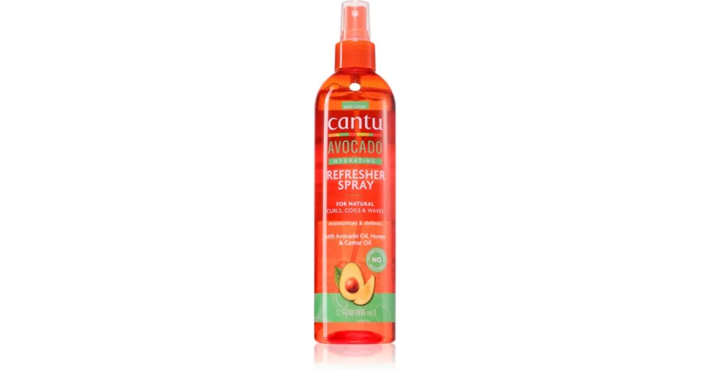 Prémium CANTUAvocado Refresher Spray hidratáló hajspray a hullámos és göndör hajra