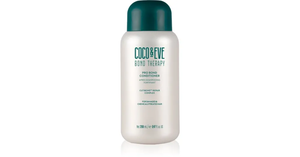 Utolsó esély Coco & EveBond Therapy Pro Bond Conditioner hidratáló és hajerősítő kondicionáló sérült, vegyileg kezelt hajra