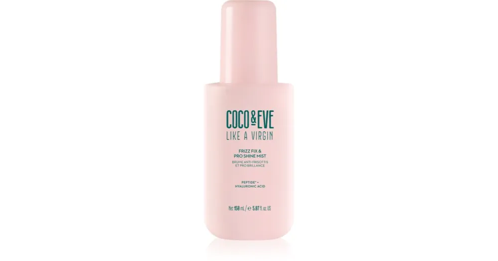 Biztonságos vásárlás Coco & EveLike A Virgin Frizz Fix & Pro Shine Mist spray a rakoncátaln haj ellen a fénylő és selymes hajért