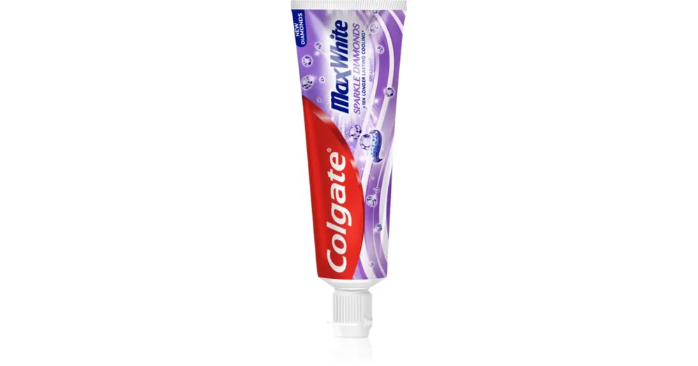 Expressz kézbesítés ColgateMax White Sparkle Diamonds fehérítő fogkrém a fogakra