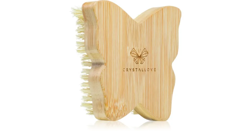 CrystalloveBamboo Butterfly Agave Body Brush masszázs kefe testre Alacsony ár