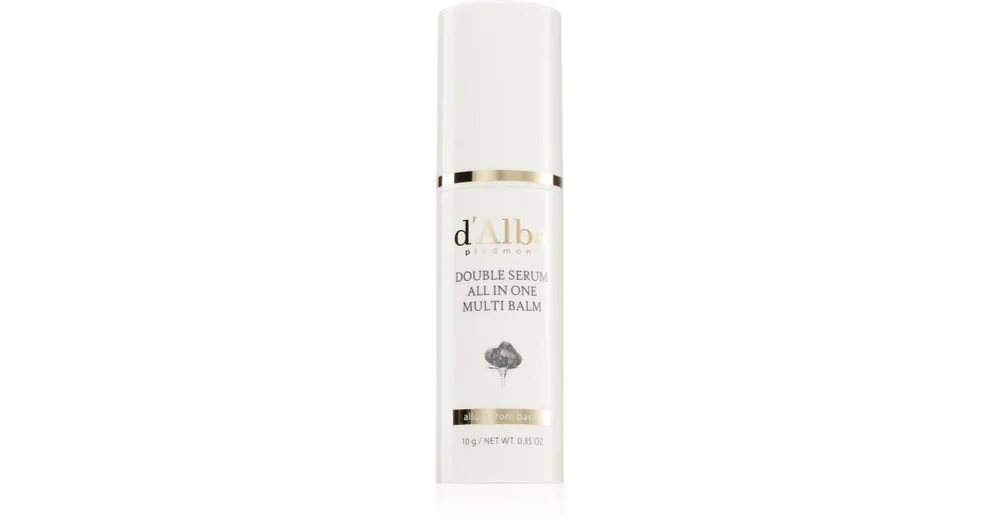 Prémium d‘AlbaWhite Truffle Double Serum All In One Multi Balm intenzíven hidratáló arcszérum az öregedés jelei ellen
