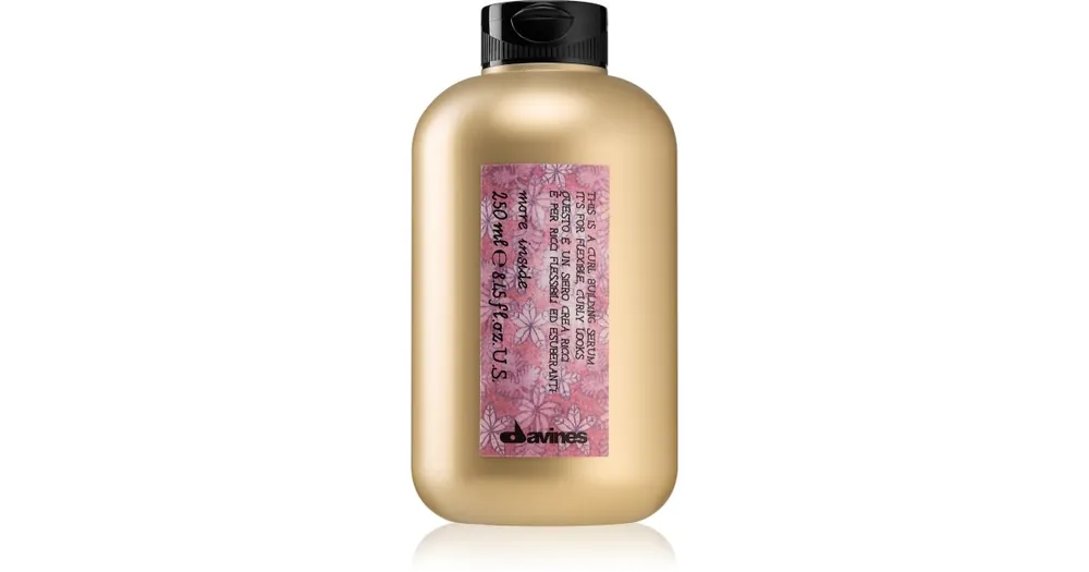 Azonnal elérhető DavinesMore Inside Curl Building Serum szérum a hullámos hajra a rugalmas hullámokért