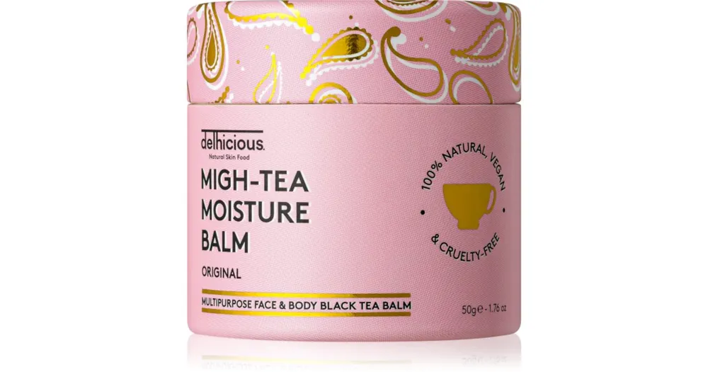 Kiárusítás delhiciousMIGH-TEA MOISTURE BALM multifunkciós balzsam a nagyon száraz és érzékeny bőrre