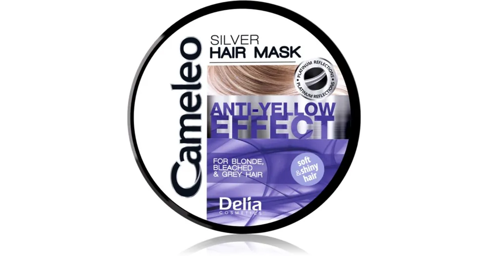 Árengedmény Delia CosmeticsCameleo Silver haj maszk semlegesíti a sárgás tónusokat