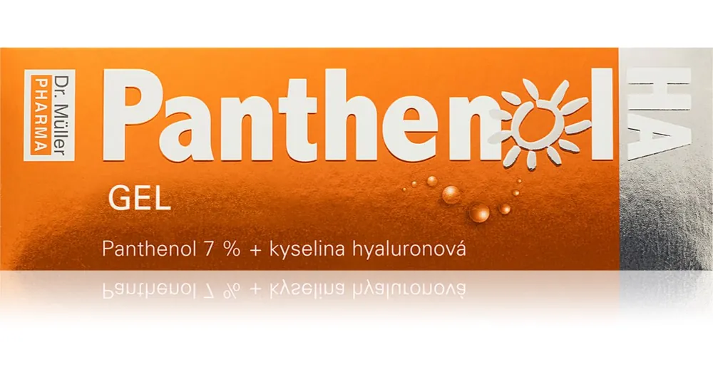 Dr. MüllerPanthenol HA gel 7% nyugtató napozás utáni gél hialuronsavval Alacsony ár