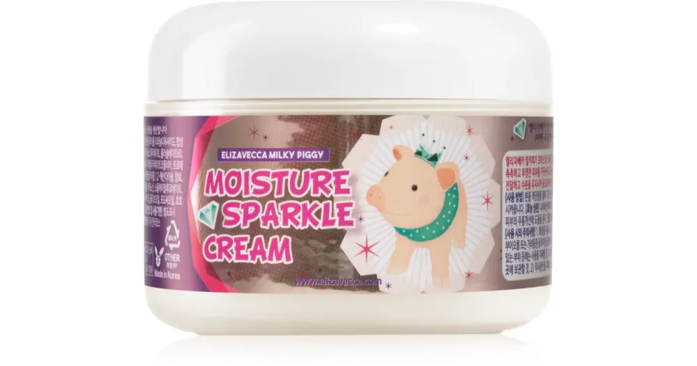 ElizaveccaMilky Piggy Moisture Sparkle Cream világosító hidratáló krém Kiárusítás