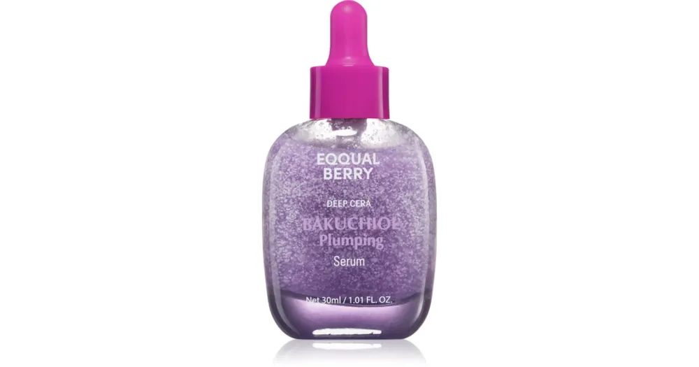 Olcsó EQQUALBERRYBakuchiol Plumping Serum intenzív szérum a ráncok ellen