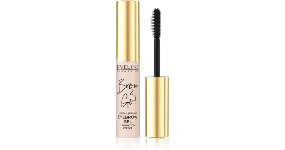 Eveline CosmeticsBrow & Go! szemöldökzselé extra erős fixáló hatású Prémium