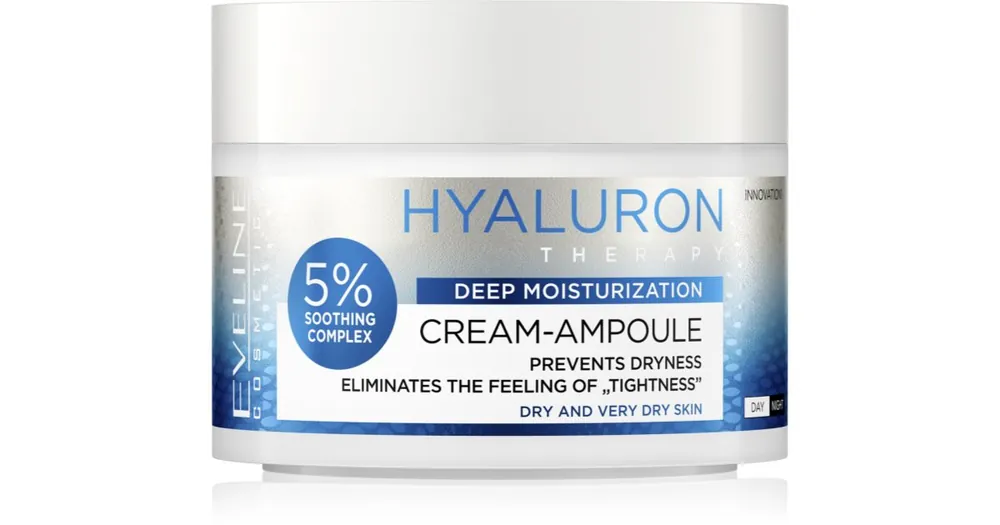 Eveline CosmeticsCream-Ampoule Hyaluron intenzíven hidratáló krém Biztonságos fizetés