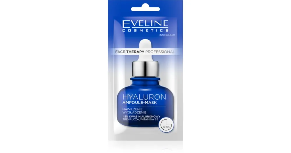 Árcsökkenés Eveline CosmeticsFace Therapy Hyaluron krémes maszk hidratáló hatással