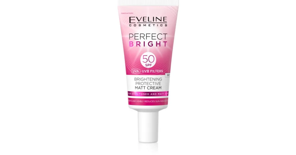 Eveline CosmeticsPerfect Bright SPF 50 védő mattító arckrém SPF 50 Bestseller