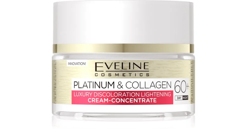 Akció Eveline CosmeticsPlatinum & Collagen nappali és éjszakai ránctalanító krém 60+