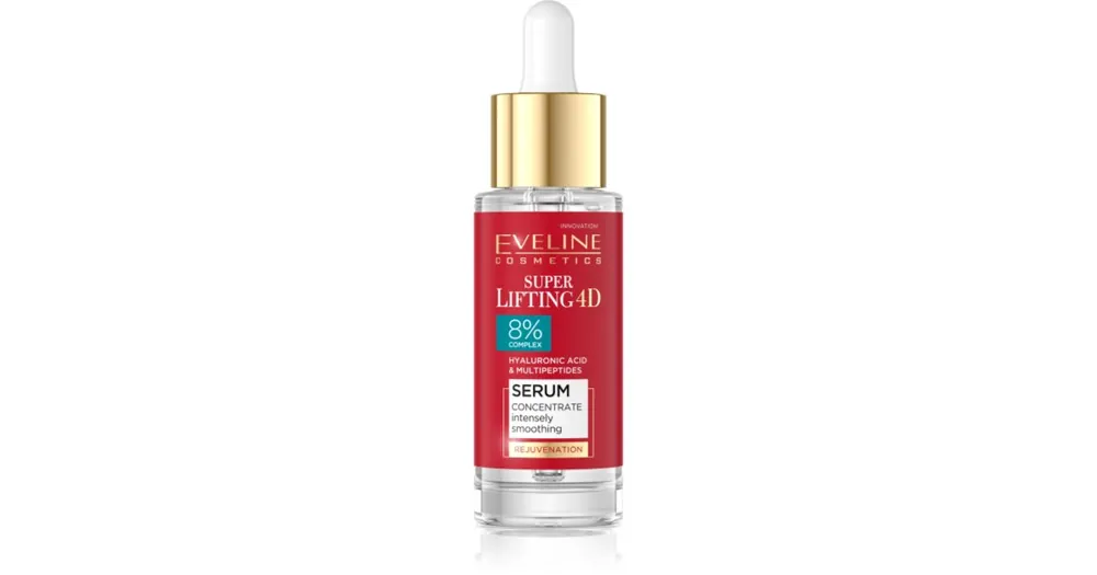 Eveline CosmeticsSuper Lifting 4D 8% complex kisimító szérum Azonnali szállítás
