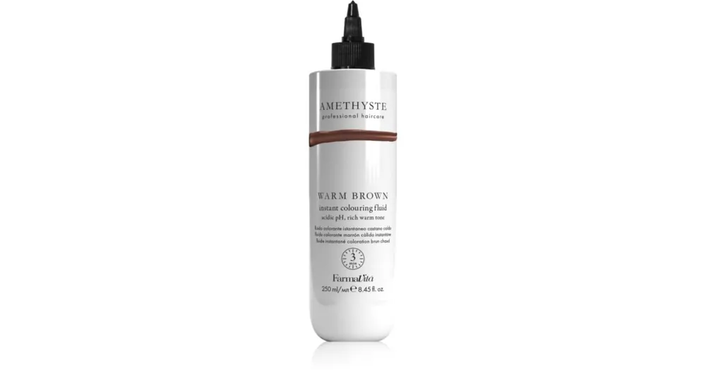 Biztonságos fizetés FarmaVitaAmethyste Instant Colouring Fluid színező pakolás pro světle blond až středně hnědé vlasy