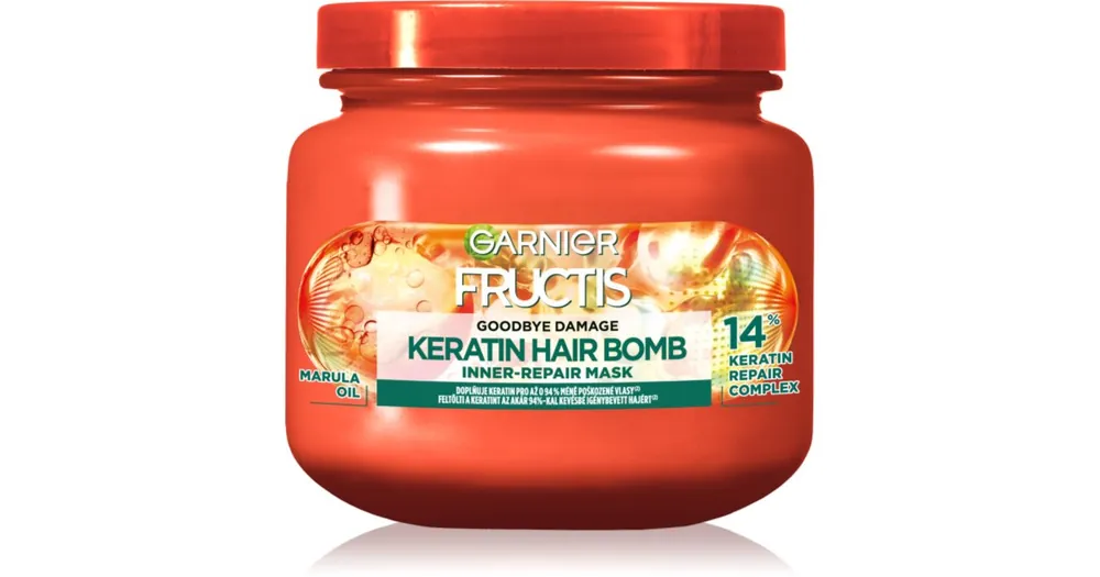 GarnierFructis Goodbye Damage maszk a gyenge és sérült hajra Bestseller