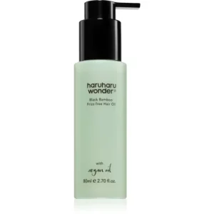 Legjobb ár Haruharu WonderBlack Bamboo Frizz-free Hair Oil könnyű olaj a rakoncátlan és töredezett hajra