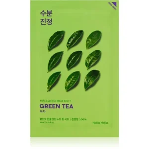 Holika HolikaPure Essence Green Tea ápoló arcmaszk az érzékeny, vörösödésre hajlamos bőrre Outlet
