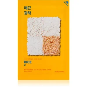 Vedd meg online Holika HolikaPure Essence Rice szövet arcmaszk az arcbőr élénkítésére és vitalitásáért