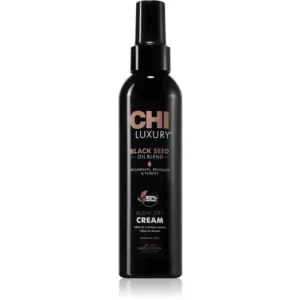 Olcsó CHILuxury Black Seed Oil Blow Dry Cream tápláló termovédő krém hajegyenesítésre