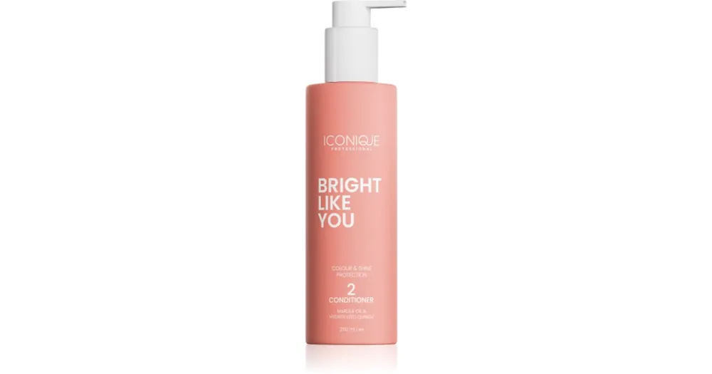 ICONIQUE ProfessionalBRIGHT LIKE YOU Colour & Shine Protection Conditioner megújító kondicionáló festett hajra Utolsó esély
