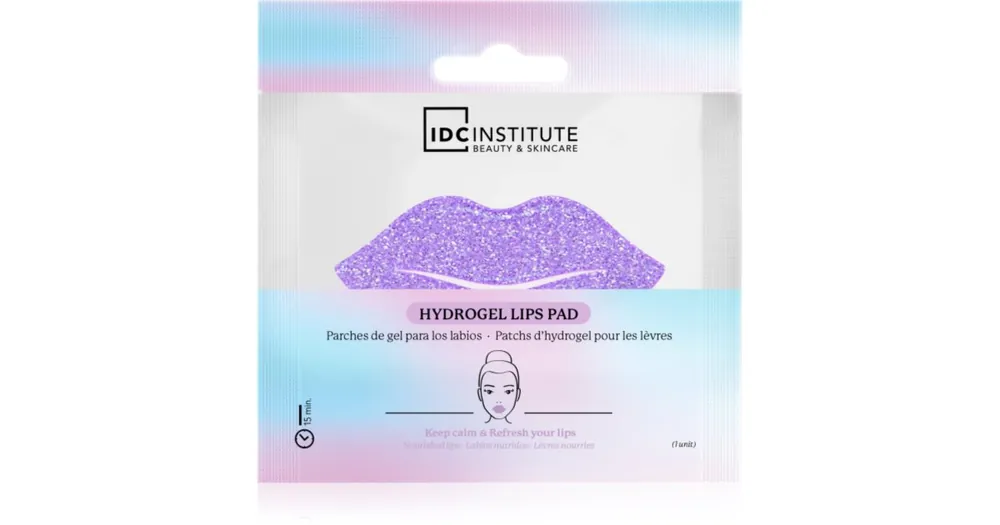 Rendeld meg most IDC InstituteGlitter Lip Purple hidratálól maszk az ajkakra
