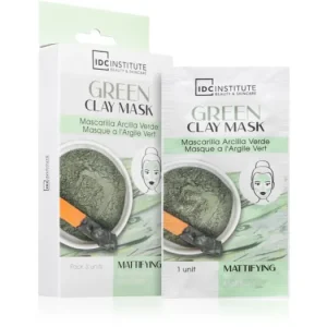 Árengedmény IDC InstituteGreen Clay Mask tisztító és mattító arcmaszk bambuszvajjal