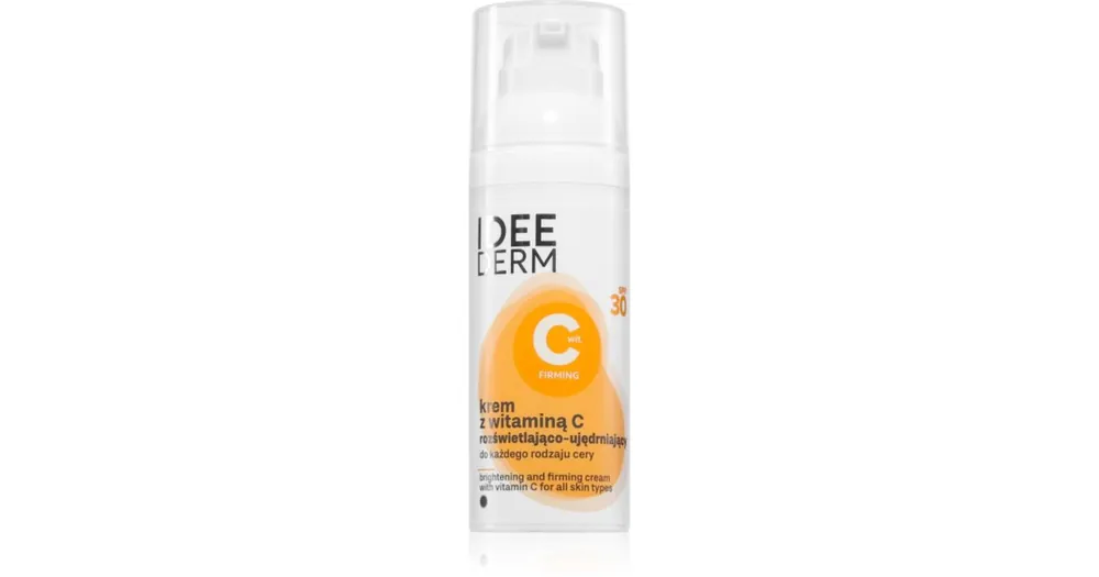 Korlátozott ajánlat IdeepharmIdee Derm Vitamin C élénkítő és erősítő nappali krém SPF 30