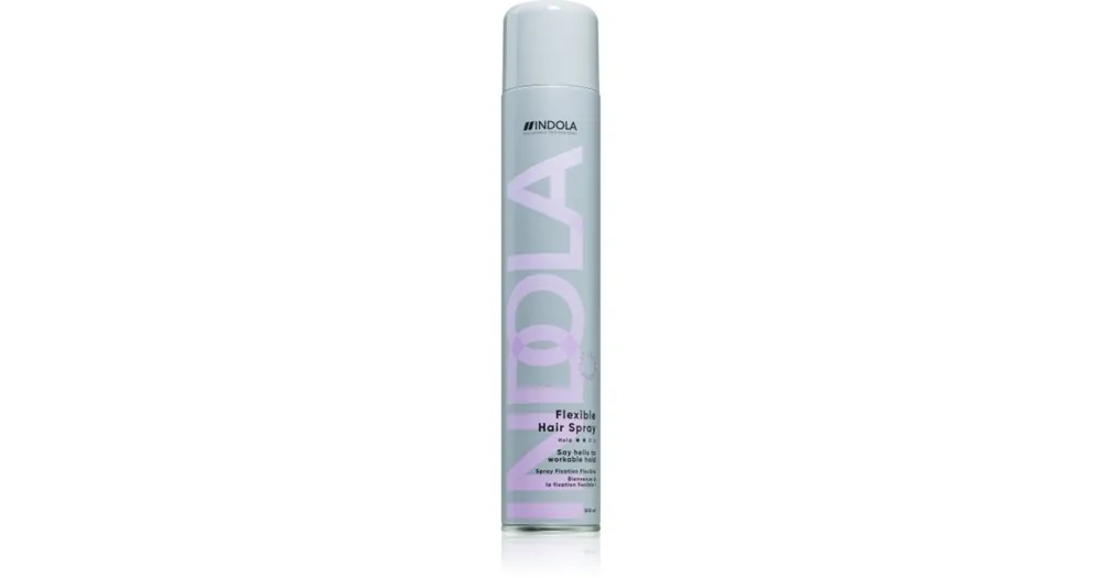 IndolaFlexible Hair Spray hajlakk a természetes fixálásért Különleges ajánlat