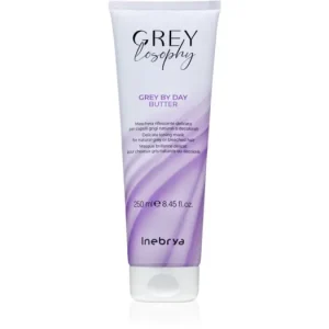 Árcsökkenés InebryaGreylosophy Grey By Day Butter haj maszk ősz hajra