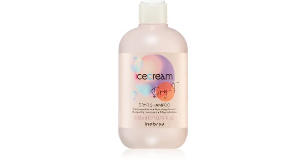 InebryaIce Cream Dry-T Shampoo tápláló sampon száraz és sérült hajra Gyors kiszállítás