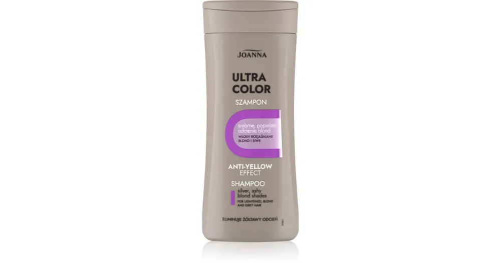 Árcsökkenés JoannaUltra Color élénkítő sampon szőke hajra