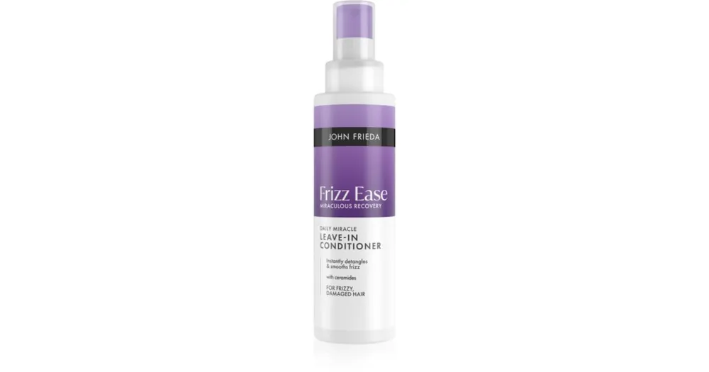 Expressz szállítás John FriedaFrizz Ease Daily Miracle Leave-In Conditioner öblítés nélküli kondicionáló regeneráló hatással