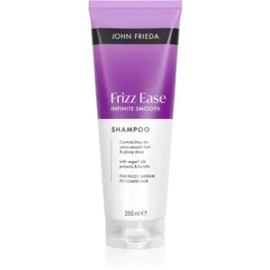 Csak ma John FriedaFrizz Ease Infitine Smooth Shampoo finom állagú tisztító sampon hajegyenesítésre