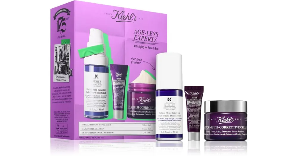 Kiehl‘sSuper Multi-Corrective ajándékszett az arcra és a szem környékére hölgyeknek Bestseller