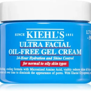 Kiehl‘sUltra Facial Oil-Free Gel Cream hidratáló ápolás normál és zsíros bőrre Szuper akció