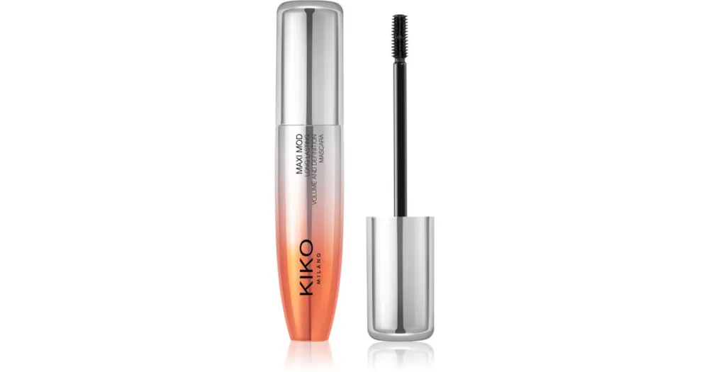 KIKO MilanoMaxi Mod Mascara dúsító tartós szempillaspirál Exkluzív ajánlat
