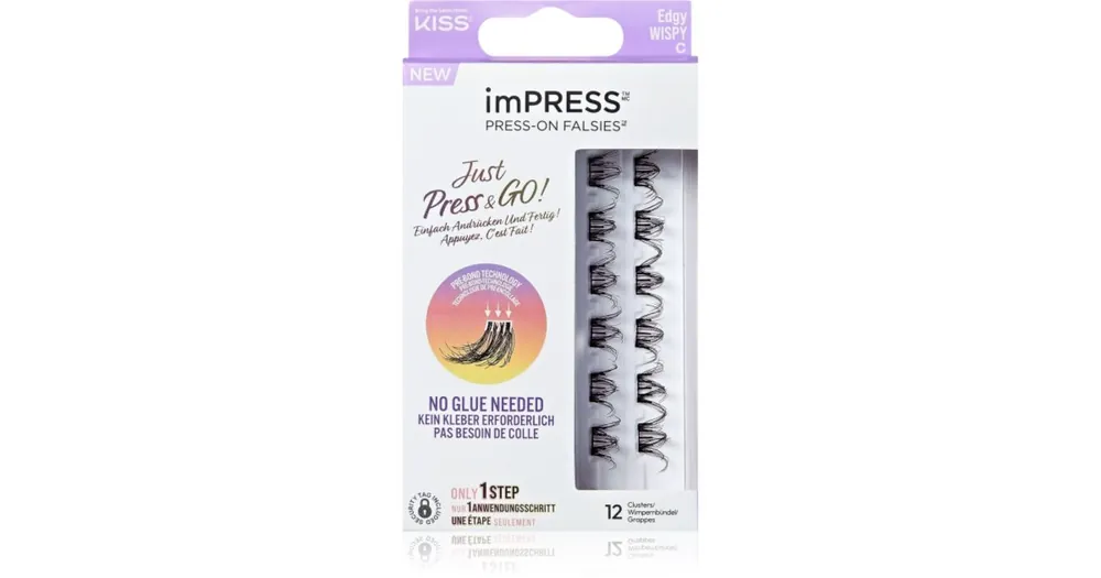 Vedd meg most KISSimPRESS Just Press & GO ! Csomómentes elválasztott szempillák