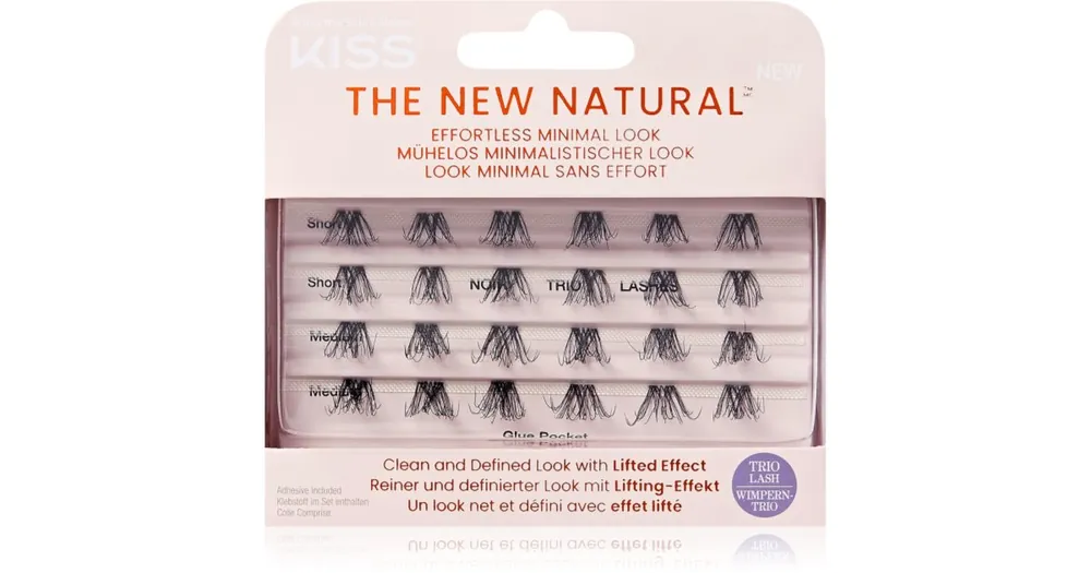 Akció KISSThe New Natural Effortless Minimal Look Csomómentes elválasztott szempillák