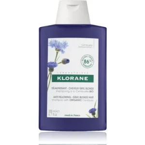 KloraneCornflower Organic sampon semlegesíti a sárgás tónusokat Legkelendőbb