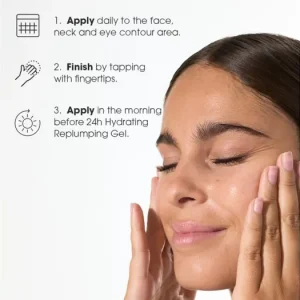 KloraneCornflower Super-Charged Hydra-Plumping Serum aktív szérum a bőr élénkítésére és kisimítására Újdonság