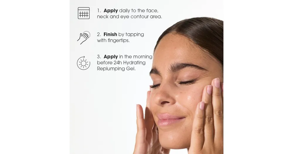 KloraneCornflower Super-Charged Hydra-Plumping Serum aktív szérum a bőr élénkítésére és kisimítására Újdonság